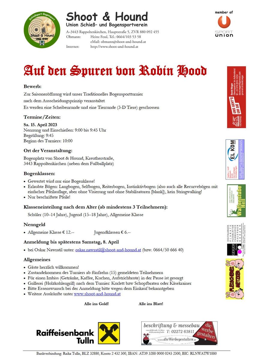 (B) Auf den Spuren von Robin Hood