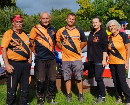 Österreichische Meisterschaft und Staatsmeisterschaft 3D in Zurndorf. Artemis hat 2 neue MeisterInnen.