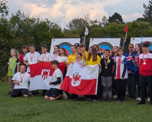 Österreichische Bogensport Meisterschaften der Jugendklassen. Artemis Bogensportjugend im Medaillenregen.