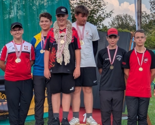 Österreichische Bogensport Meisterschaften der Jugendklassen. Artemis Bogensportjugend im Medaillenregen.